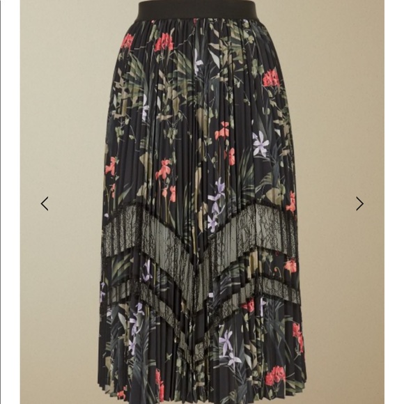 Beautiful Pleated Lace Skirt - Picture 5 of 5